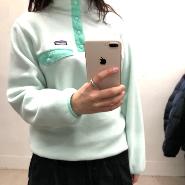 파타고니아 메로나 신칠라 플리스 스냅티 