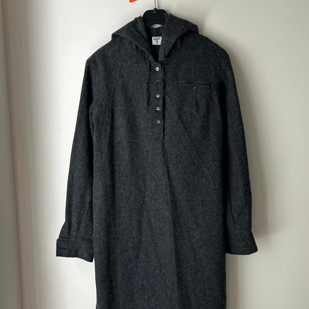 Clichy 울 후디 원피스