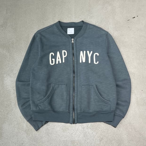 갭 로고 스웻집업 s10252