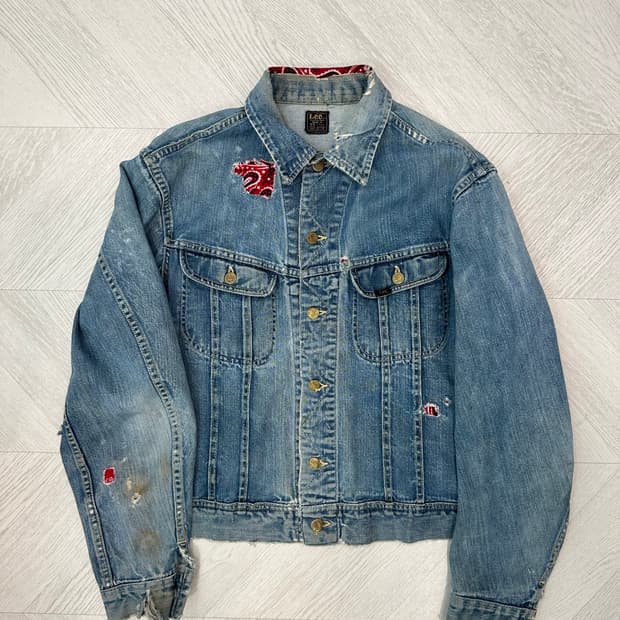 🇺🇸60s USA 리 Lee 101-j 데님 자켓 (44)