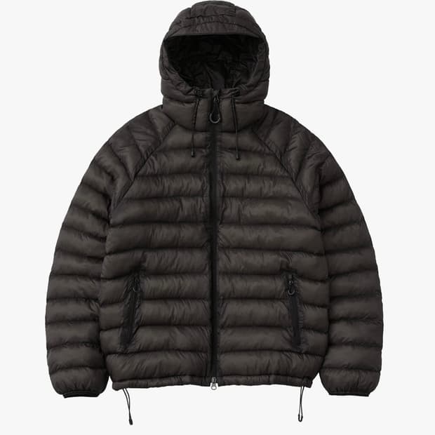 [M] 수아레 라이트 시어쉘 경량 패딩 점퍼 브라운