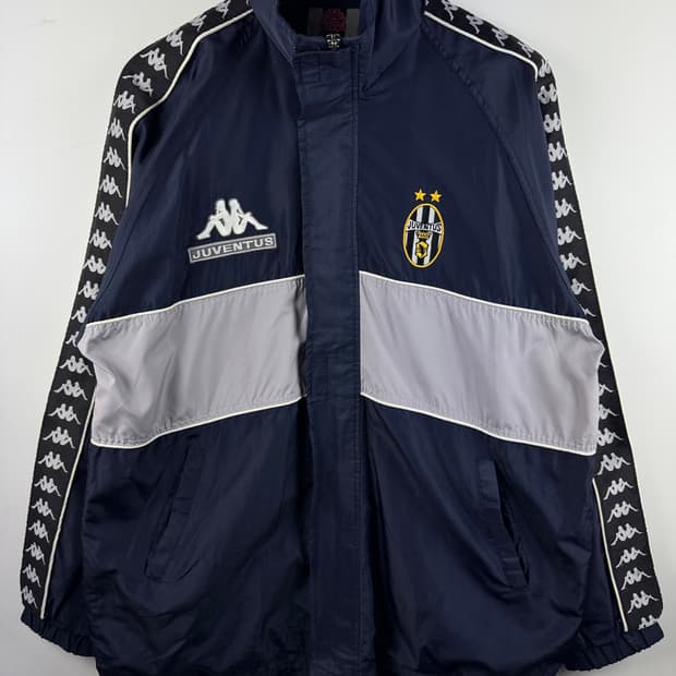 90S 카파 유벤투스 올드스쿨 사이드로고 바람막이1690
