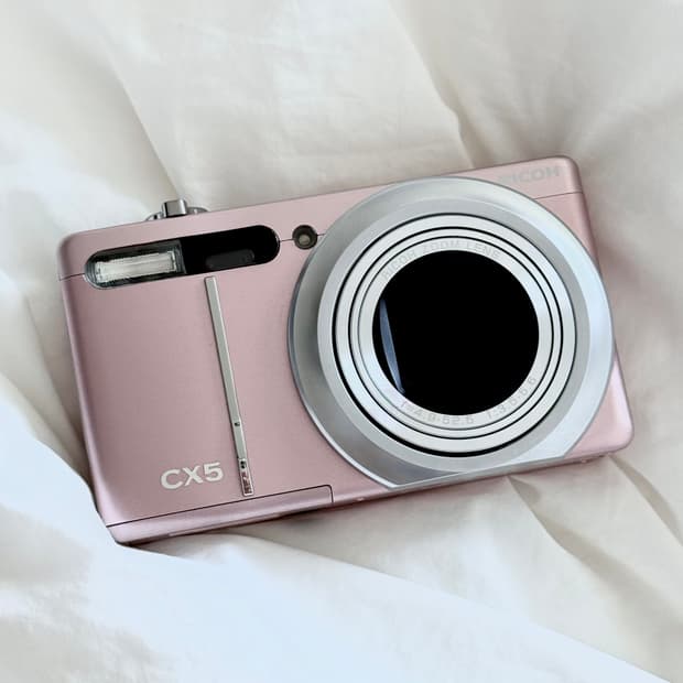 [S급] 리코 ricoh cx5 핑크 디카 / cx1 cx3 cx6
