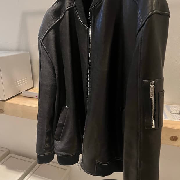 느와르 라르메스 레더 ma-1 