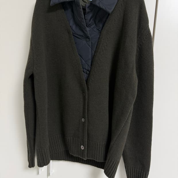 더일마 패딩 가디건