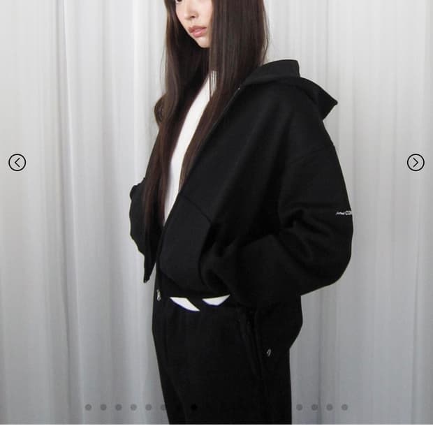 지초이 25-001 헤비웨이트 코튼 후드집업