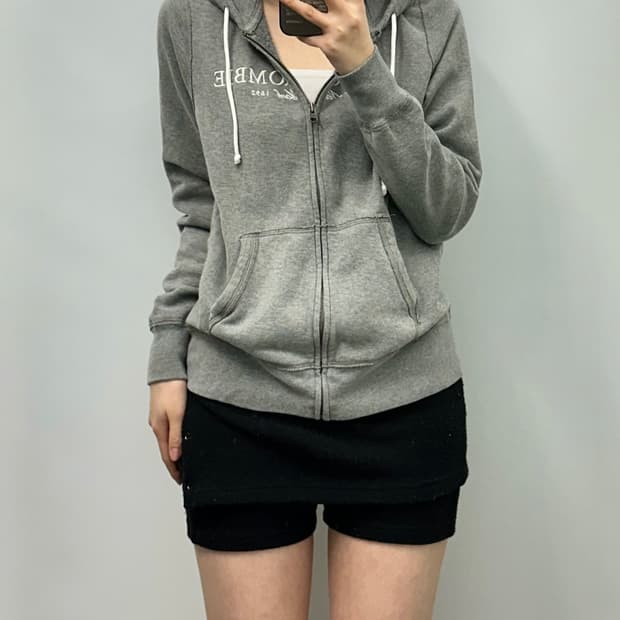 아베크롬비 y2k 와투케 그레이 후드집업