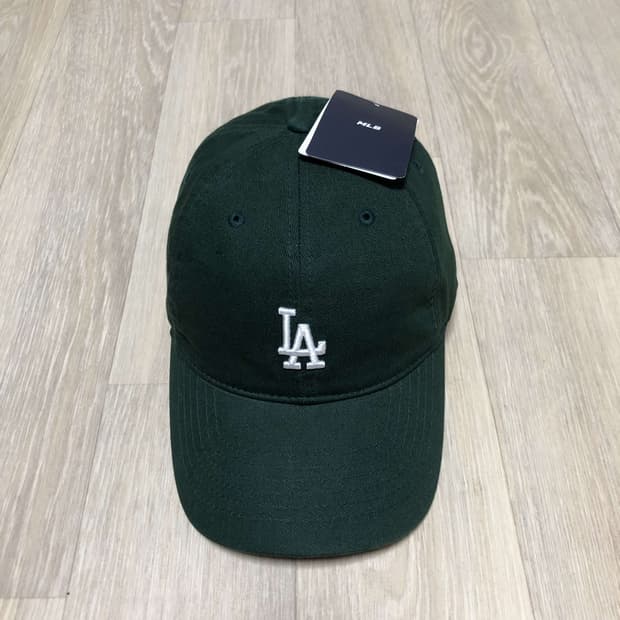(ONE SIZE) 새상품 엠엘비 MLB LA 다저스 스몰로고 그린 볼캡