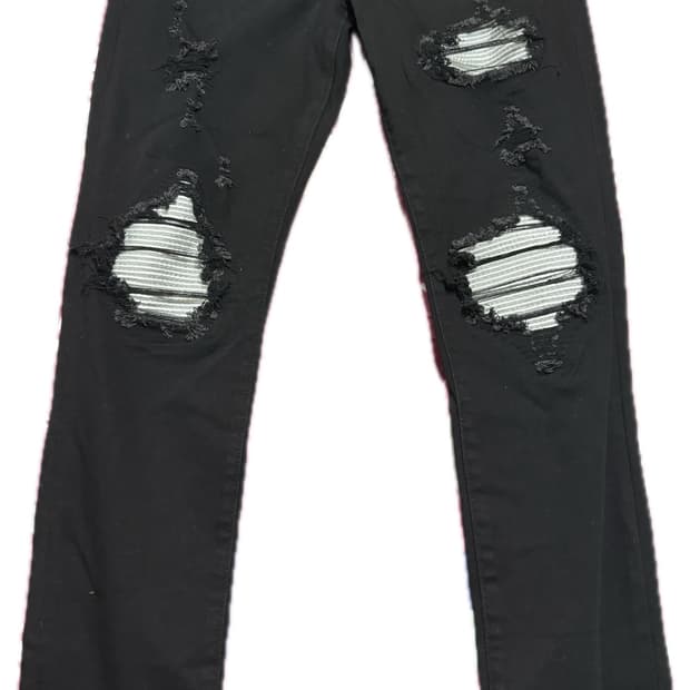Jeanfluence 이미리 느낌 화이트 슬림 진 32