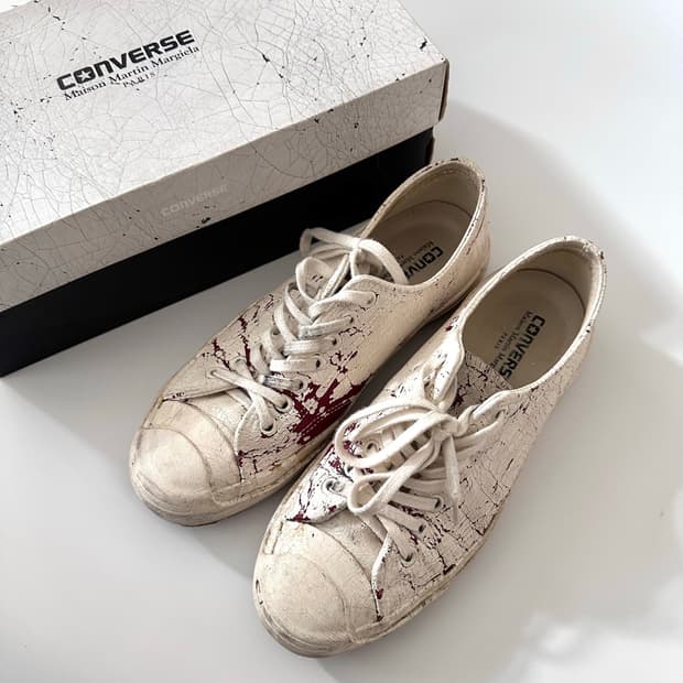 마르지엘라 잭퍼셀 margiela 페인팅 컨버스 단화