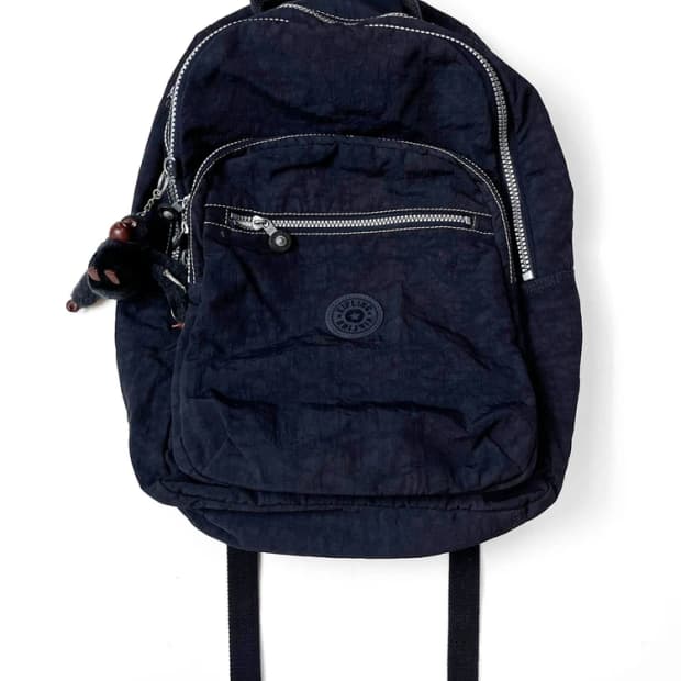 키플링 00s Y2K 고릴라 피그먼트 백팩 A1582