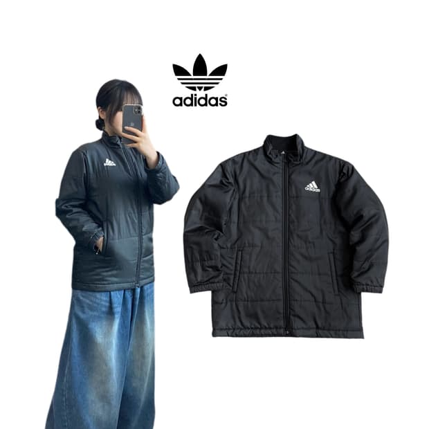 아디다스 00s 빅로고 올드스쿨 점퍼 자켓