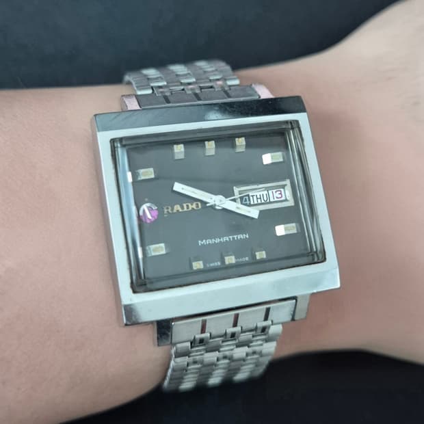 [오버홀/올제치] RADO Manhattan 빈티지 오토매틱 시계