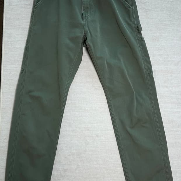 칼하트윕 싱글니 카펜터팬츠 모스그린 30/32사이즈