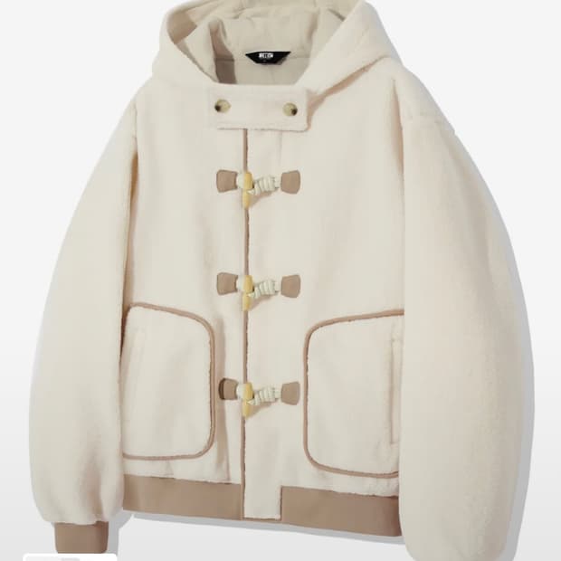 트릴리온 플리스 더플 코트