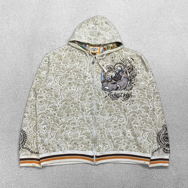 에코 Ecko 언리미티드 페이즐리 후드집업