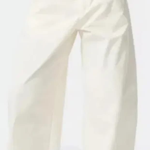 유니클로 저지그럴 아이보리 팬츠 xl