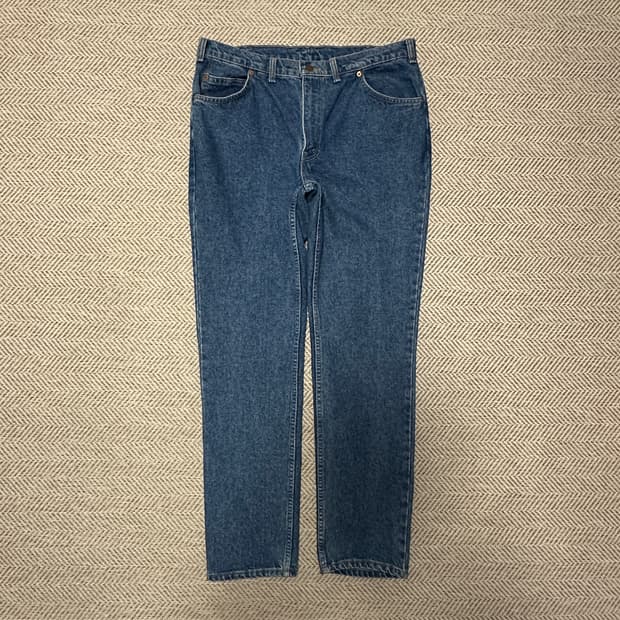 LEVI'S 631 90's canada orange tab jeans