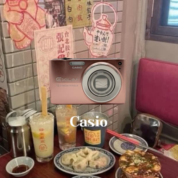 카시오 엑슬림 ex-z400 핑크 빈티지디카 디지털카메라