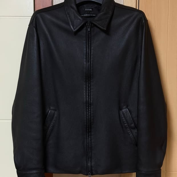 [3] innir 254 AGED LAMBSKIN SILE BLOUSON