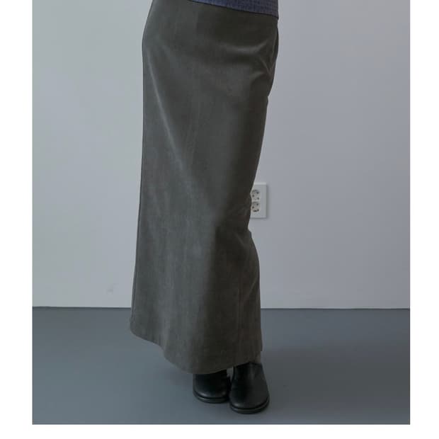 PICA SOFT BACK BANDING MAXI SKIRT 