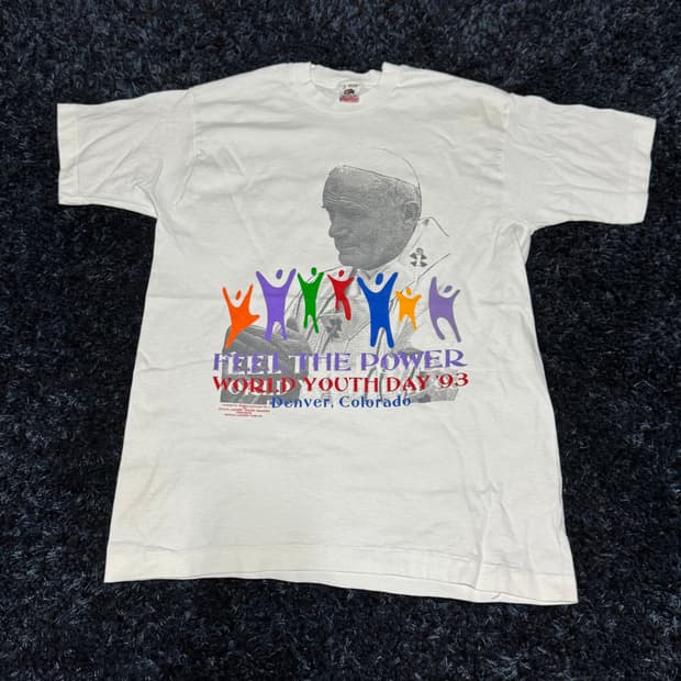 1993년도 교황 공식굿즈 t-shirt
