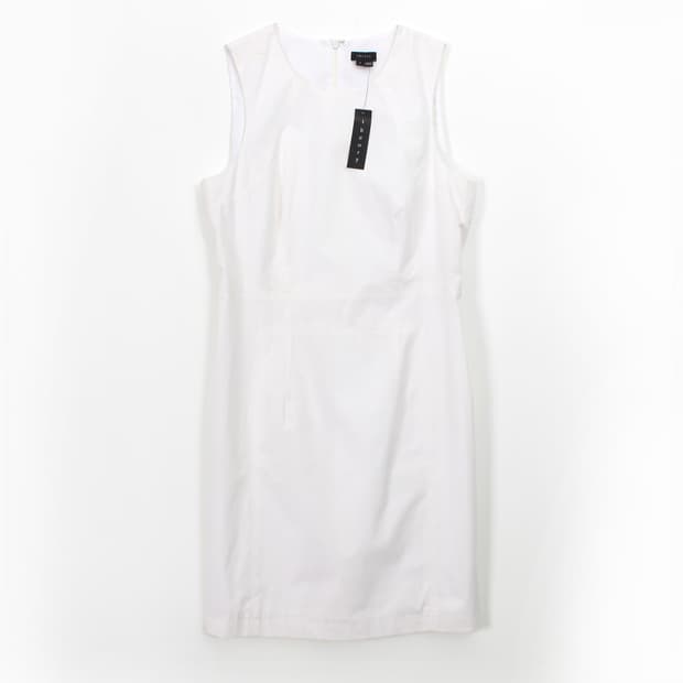 띠어리 Theory 띠어리 화이트 나시 미디 원피스
