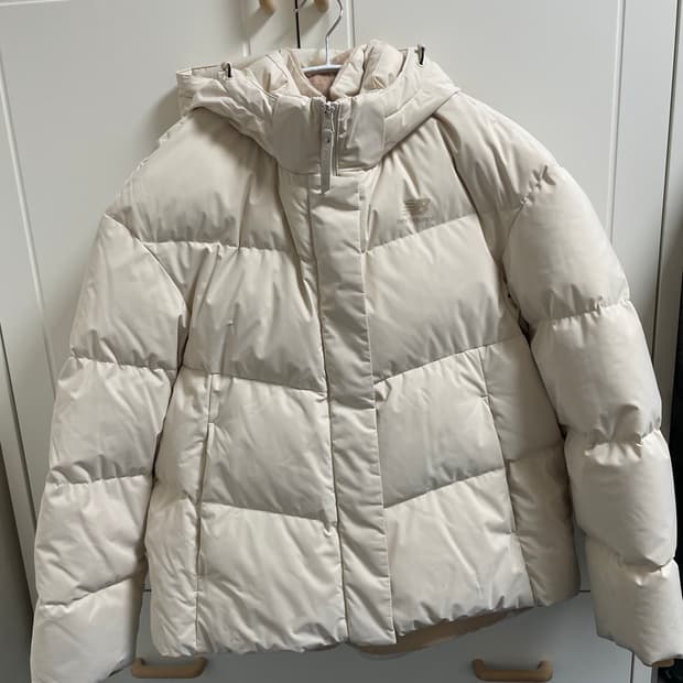 뉴발란스 구스 숏패딩 M
