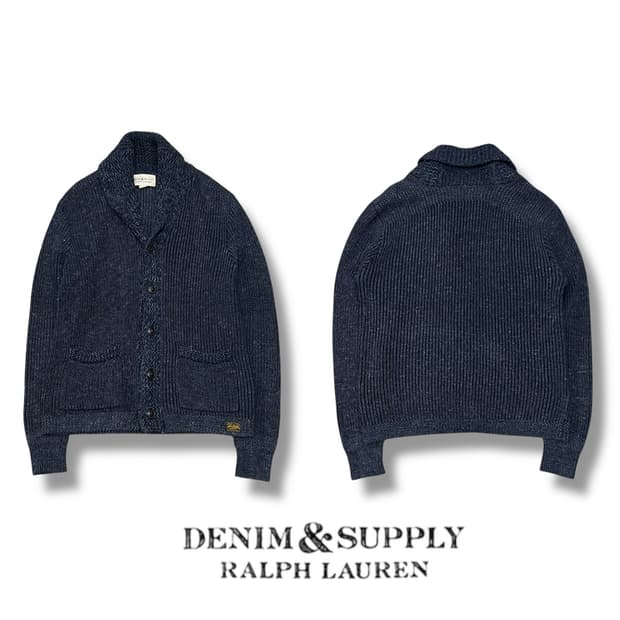데님앤서플라이 랄프로렌 숄카라 가디건 s08764