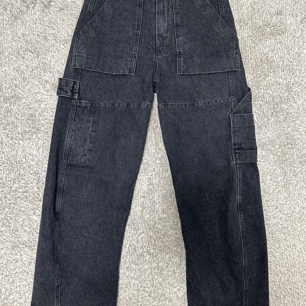 [S] 누마레 EE 데님 워크팬츠 차콜(남여공용)