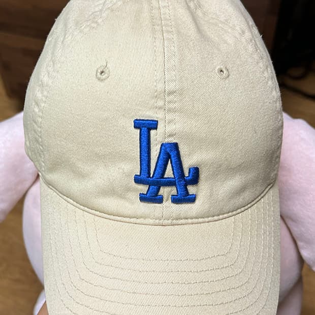 MLB 엠엘비 언스트럭쳐 볼캡 LA다저스 모자 베이지 남녀공용 프리