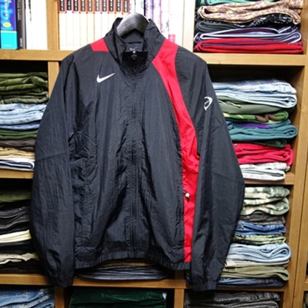 Nike 나이키 토탈 90 리펠 풋볼 트랙 자켓 검빨 L (100)