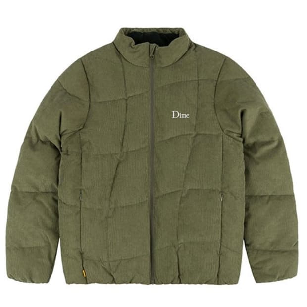[구매]dime다임 코듀로이 웨이브 푸퍼 자켓 올리브 삽니다