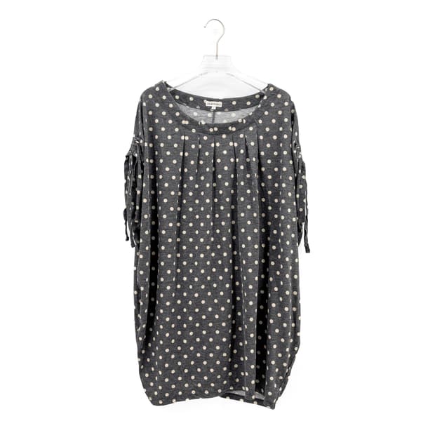 빈티지 도트 튜닉 탑 ... 또는 스커트