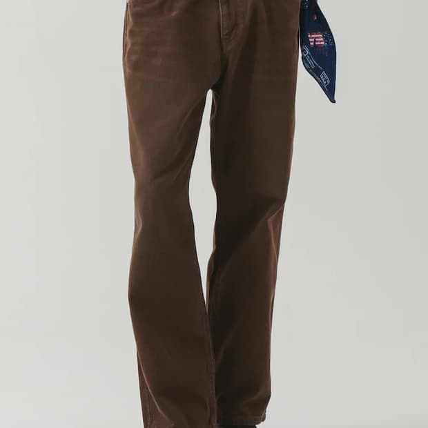 랭글러 브라운 데님팬츠