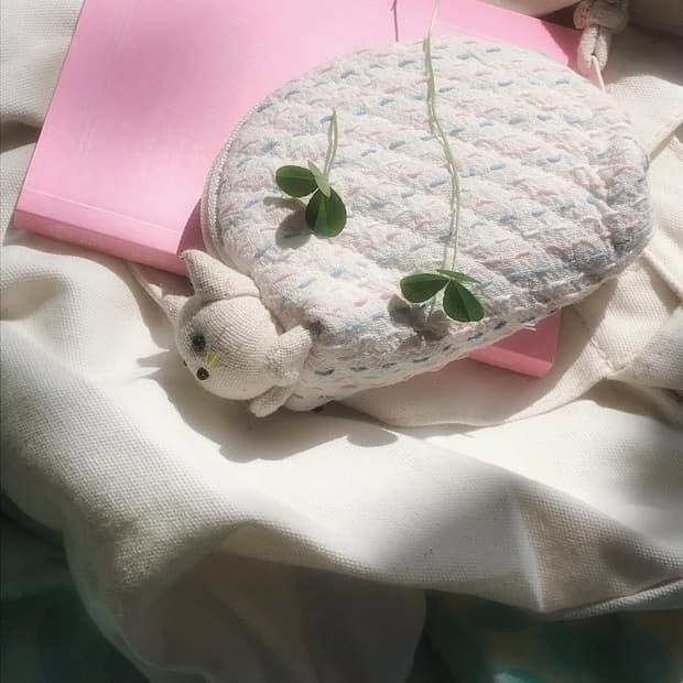 바니버로우 솜사탕을 타고 날아온 고양이 동전 지갑 새상품