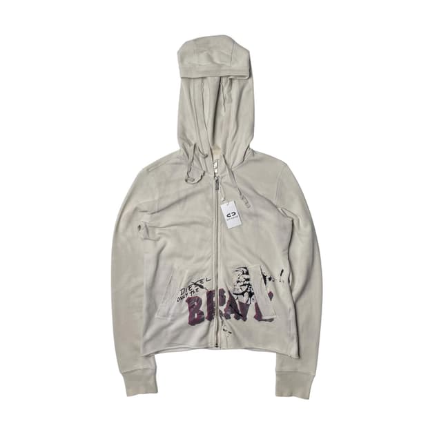 Diesel 'BRAVE'  크롭 집업 후드