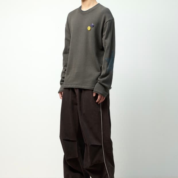 해칭룸 Stars Knit Khaki