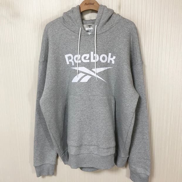 리복 빅로고 플리스 후드티셔츠 XL(해외)