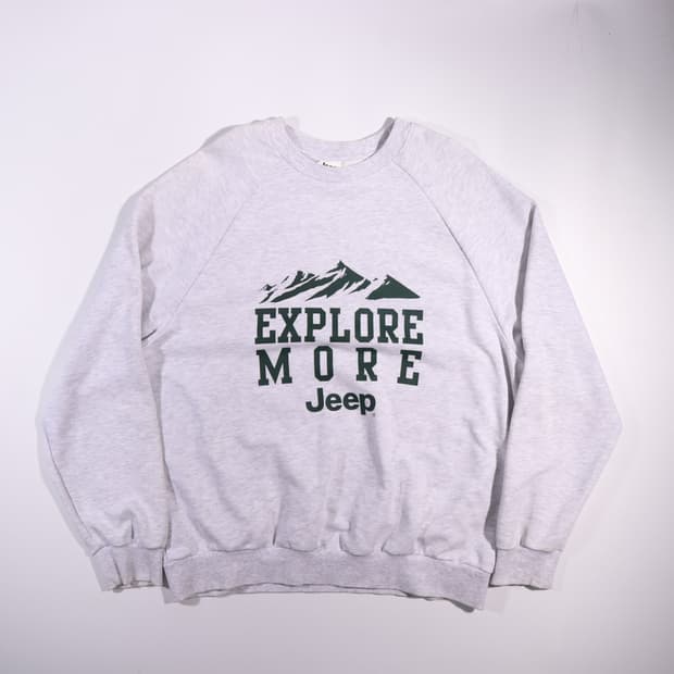 JEEP 프린팅 맨투맨 B624