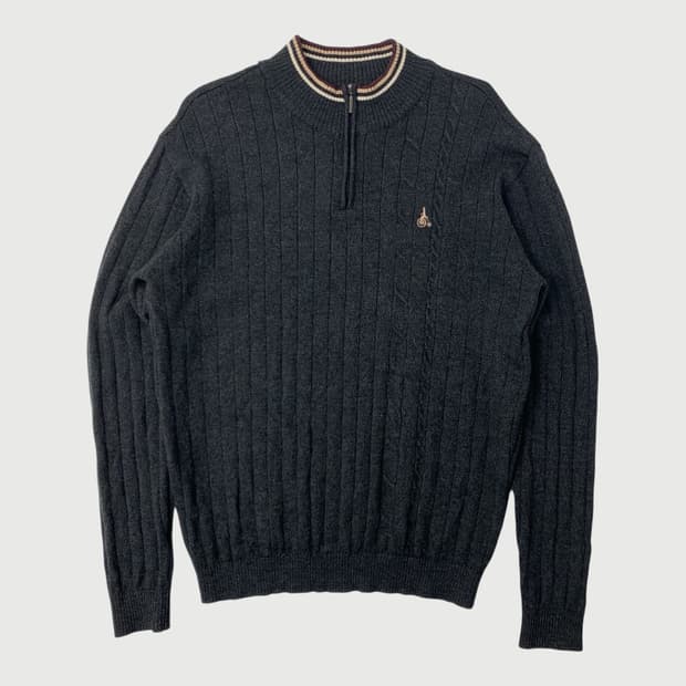 [100/정품] 빈폴 반집업 니트 L1-0010