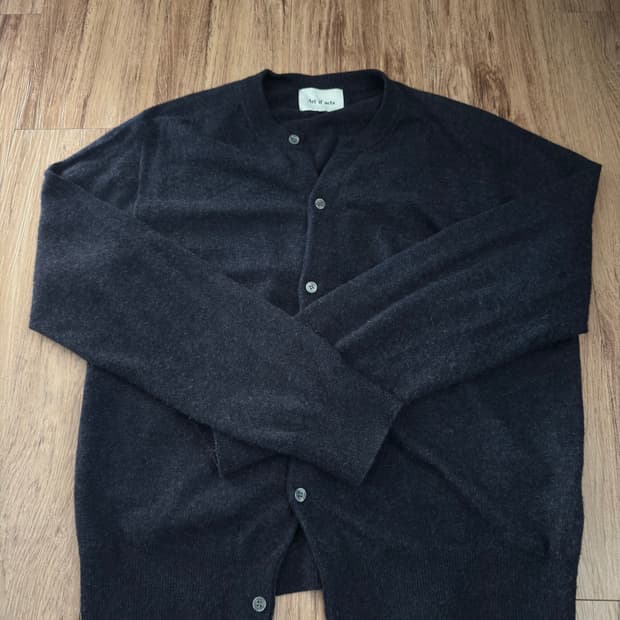 아트이프액츠 홀가먼트 가디건 네이비 L