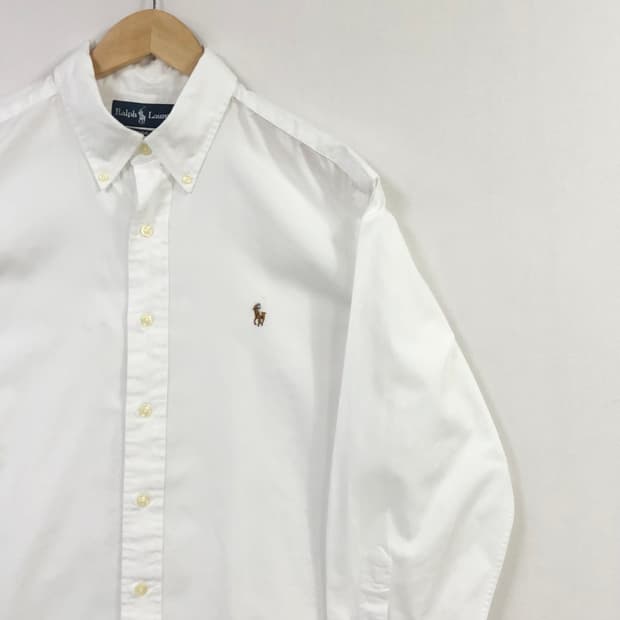 XL 폴로 화이트 셔츠