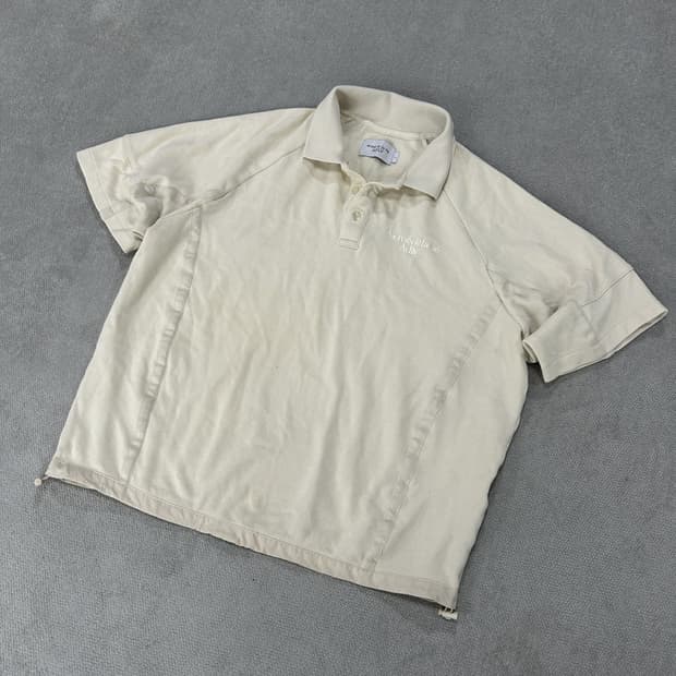 ADLV 아크메드라비 반팔 폴로티 아이보리 1