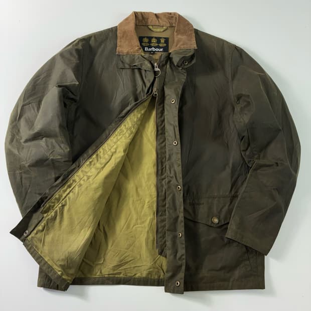 Barbour 바버 애쉬비 라이트웨이트 카키 왁스 자켓