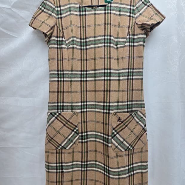 빈폴 체크 원피스 85-95-165 (55) 