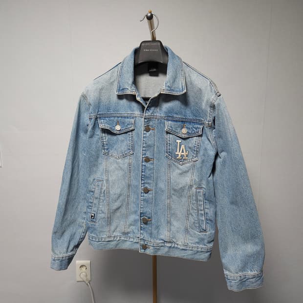 L ) MLB LA 다저스 데님 청자켓