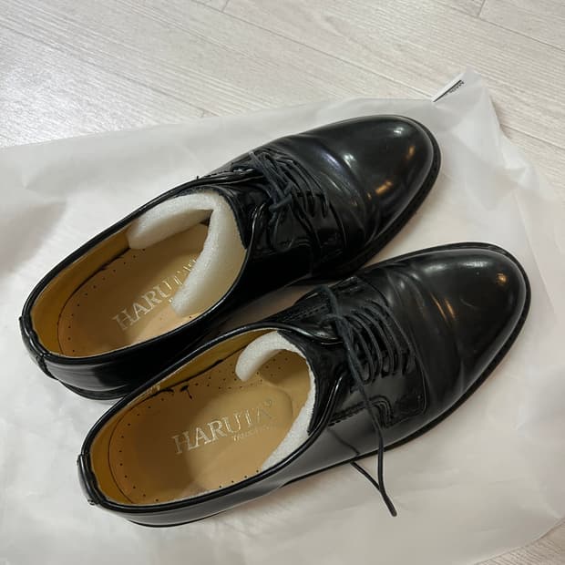 하루타 더비슈즈 711 블랙 250사이즈