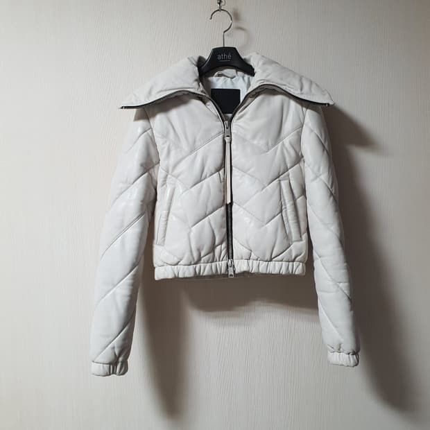 올세인츠 allsaints 램스킨 다운 패딩 44 사이즈 정품