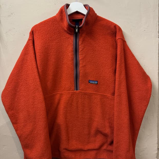 파타고니아 신칠라 마수피얼 하프집업 90s 오렌지 L